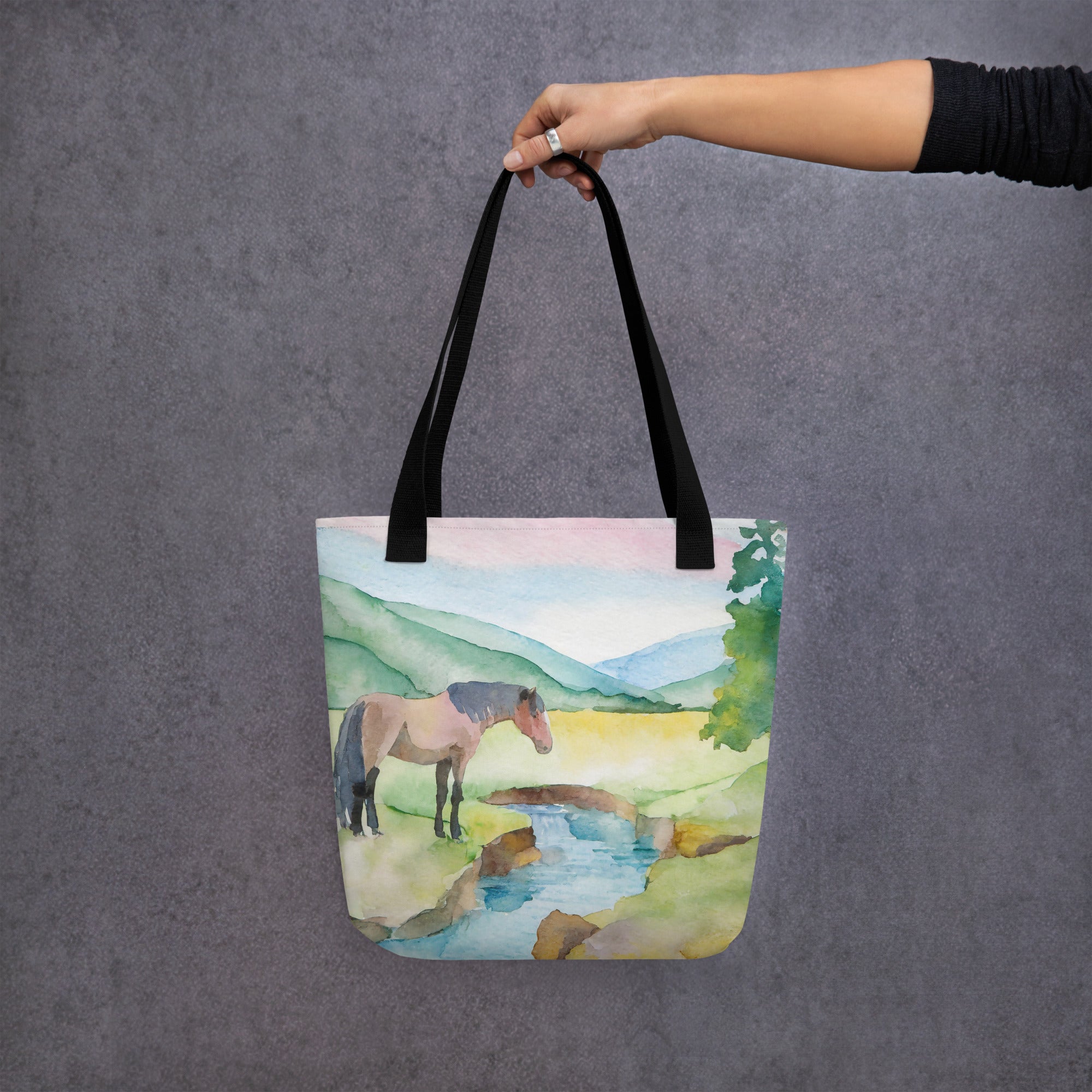 Watercolor Horse Tote bag