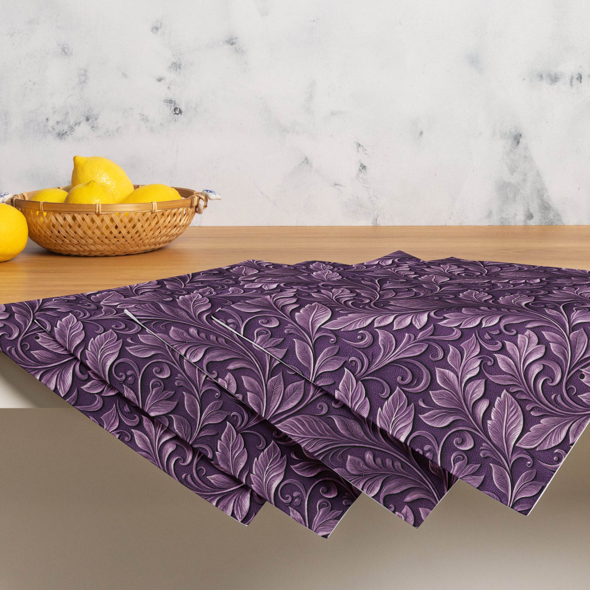 Purple Western Floral Placemats