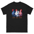 Patriotic Chickens Unisex T-Shirt