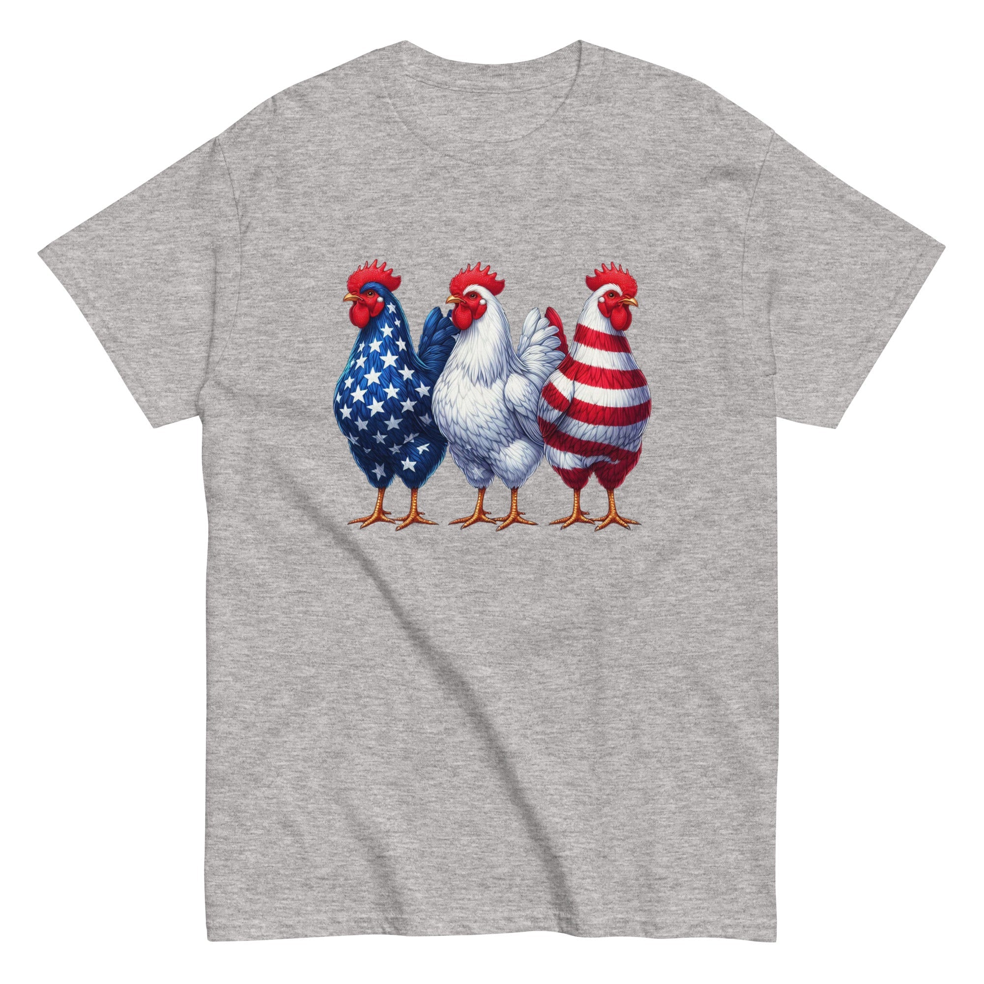 Patriotic Chickens Unisex T-Shirt