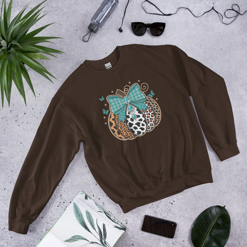 Western Fall Pumpkin Sweatshirt